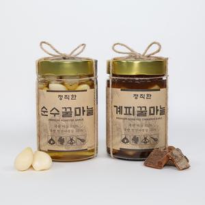 정직한 계피 꿀마늘, 마늘꿀절임 700g [정직한청년]