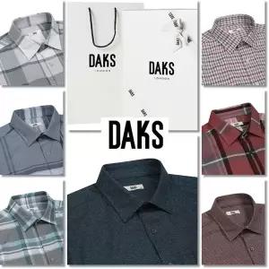 갤러리아 25FW 닥스셔츠 폴리혼방 기모 스몰체크 셔츠 레귤러핏