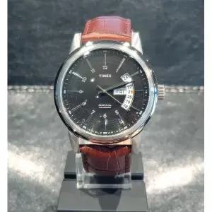 [롯데백화점]마션틴트(잡화) [타이맥스] 공식 남성 가죽시계 퍼페츄얼 캘린더 T2K631 브라운