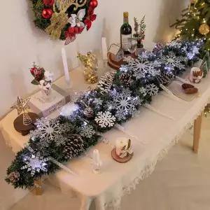 [텐바이텐]크리스마스 장식 가랜드 센터피스 LED 글라스 고드름 150cm