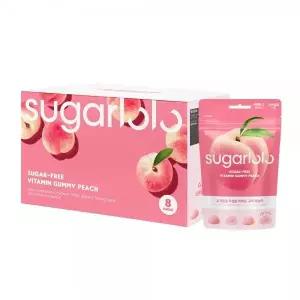 슈가로로 무설탕 비타민 구미 복숭아 1박스(45g x 8팩)