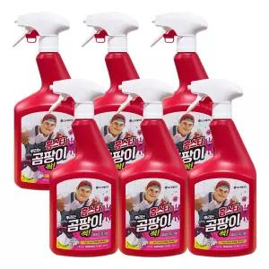 엘지생활건강 홈스타 맥스프레쉬 뿌리는 곰팡이싹 세정제 900ml 6개 / 욕실 물때 찌든때 곰팡이제거 청소세제