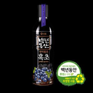 백년동안 흑초 블랙베리 블루베리 900ml x 8개입한박스
