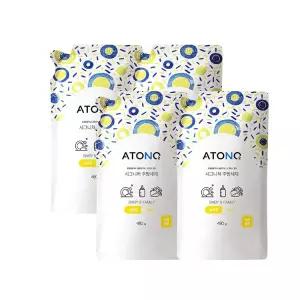 아토앤오투 시그니처 주방세제 레몬향 리필형 4개