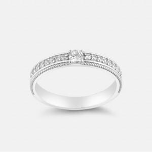 [주문제작][메트로시티 주얼리] 이터니타 14K 화이트 링 A221GR3071W4A