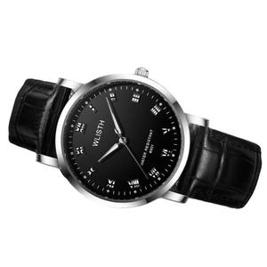 메탈 가죽 패션 심플 정장 아날로그 방수 남자 여자 공용 커플 손목 시계 워치 남성 여성 선물 친구 부모님