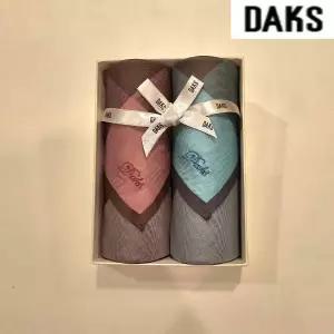 [대구백화점] [닥스]남녀2매 선염 손수건 세트(DEO10번)