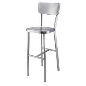 스테인레스 바 체어 카페 스탠딩 원형 스툴 라운지 높은의자