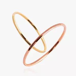 [엘렌쥬얼리]14K 금사 실 금 반지