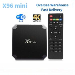 셋톱 박스 X96 미니 스마트 안드로이드 9 0 TV 암로직 S905W 2 4GHz 와이파이 HDR 3D 4K 플레이어 2GB 16GB