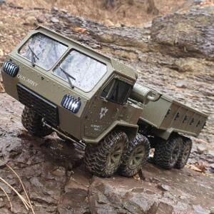 트럭 RC카 밀리터리 방수 6륜 구동 알씨카 원격제어 오프로드 군용트럭 6륜구동