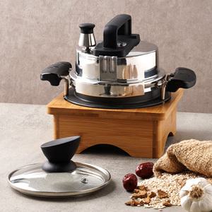 자연애 IH 인덕션 경질 돌솥 압력솥 3인용 풀세트 캠핑 미니 5분 누룽지 압력밥솥