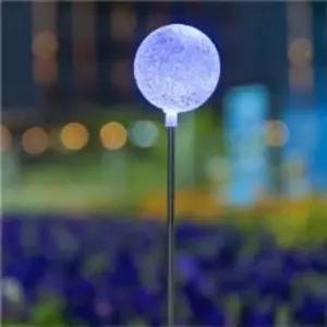 [하프클럽/알티피아]LED 태양광 충전 정원등 지주등 파란 스노우볼 SS968 컴스