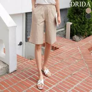 [엄마옷드리다] 여름 여자 빅포켓 반바지 빅사이즈 밴딩 면 팬츠 40 50대 중년여성 엄마옷 미시.._P3699...