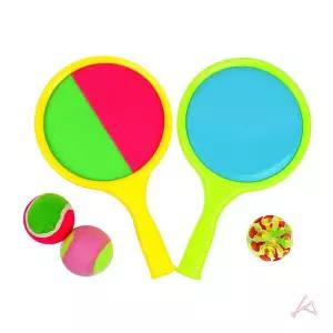 [하프클럽/알티피아]세트 미니 캐치볼 공던지기받기 놀이 양면 캐치볼공