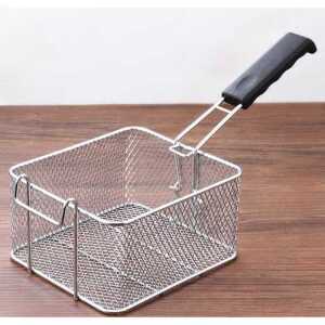 튀김바스켓 스텐 채망 사각 튀김망 업소용 건지기 19x11x21.5