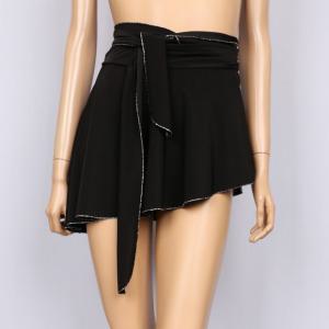 노브패리스 YNH2006은사줄 묶는 랩스커트 55에서77 국산 스판 라인 줌바 요가 비키니 발레 라틴 웰빙 연습복 사계절 