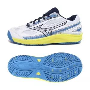 미즈노 브레이크샷4 남여공용 테니스화 화이트 블루 61GA2340-15