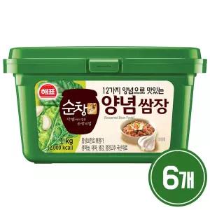 사조 해표 순창궁 12가지 양념쌈장 1kg x 6개 / 장류