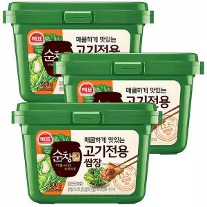 사조 해표 순창궁 고기전용쌈장 500g x 3개 / 장류