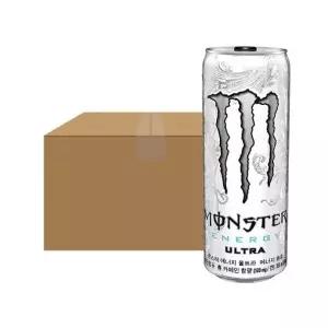 [몬스터에너지] [24캔] 몬스터 에너지 울트라 355ml 고카페인음료 타우린 헬스 부스터