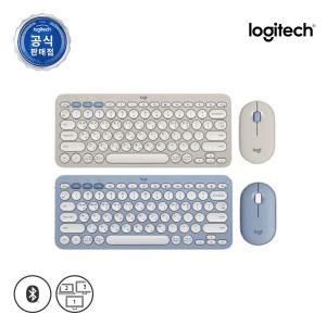 로지텍 코리아 PEBBLE 2 Combo 무선 키보드 마우스 세트