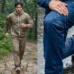 아센티 땀복 방수 바지 방풍 낚시 러닝 운동복 헬스 다이어트 370 라이더 비옷