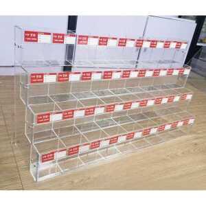 볼펜꽂이 팬 매대 아크릴 문구점 보관함 진열대 사무실 대형 거치대