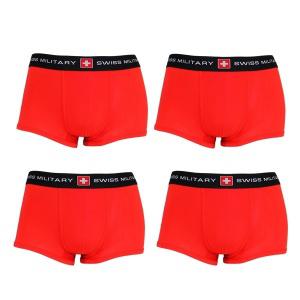 스위스밀리터리 남자팬티 드로즈 레드 (4개) 속옷/무지
