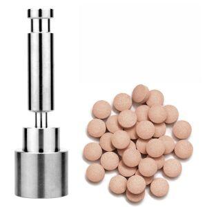 알약타정기 수동 분말 제조 프레스 가루약 환 알약 만들기 제조기 기계 압축 몰드 타정기