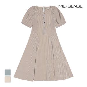 [미센스] 스트라이프 반팔 원피스_MB36OPSD01A