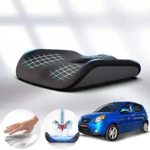 모닝(04~11) 차량용 바른자세 메모리폼 U자형 방석 그레이 1개