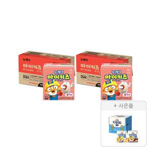 뉴케어 마이키즈 딸기맛 150ml, 24입,2개+증정(저당 2종 체험팩(고소한맛/초코맛), 1개)
