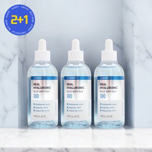 웰라쥬 리얼 히알루로닉 히알루론산 블루100 앰플 100ml 3개 화해 속건조