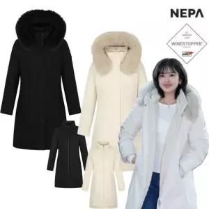 [롯데백화점]네파 여성 안유진 아르테 고어텍스 4IN1 구스내피 코트형 다운자켓 7J82074