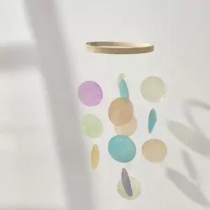 홈데코 썬캐쳐 자개 모빌 인테리어 방꾸미기 감성 집 집들이선물 자개모빌 썬캐쳐