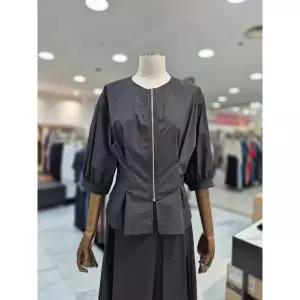 [모조에스핀]라운드 집업형 자켓 S252MSF019_DG