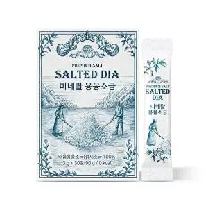 솔티드다이아 미네랄 용융소금 3g, 30입, 1개