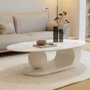 대리석 소파형 세라믹 쇼파테이블 카페 둥근 인테리어 가구