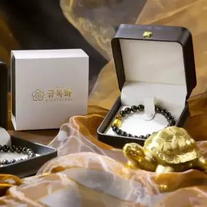 금복화 오닉스 팔찌 2세트 호안석 행운 건강 호안석팔찌