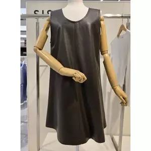 [NS홈쇼핑][시스티나]페이크 레더 레이어드 원피스 AWWOPP31020[35427293]