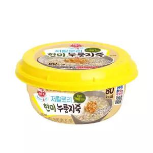 오뚜기 LIGHTJOY 저칼로리 현미누룽지죽 215g (상온)