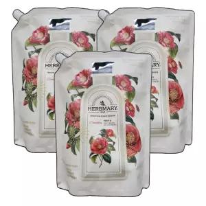 허브마리 섬유유연제 카멜리아힐 리필 1.6L x 3개