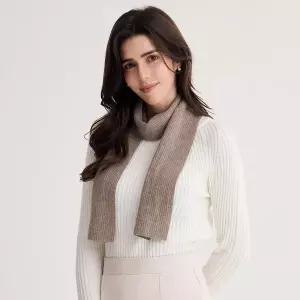 갤러리아 [닥스]캐시미어 미니 골지 니트 머플러 FKI508I(케이스,쇼핑백포함)