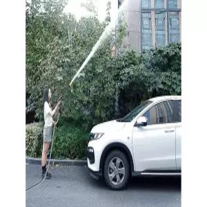 고압 세차기 세척기 무선 배터리팩 치고 세차건 6in노즐 2개