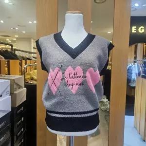 [에고이스트]울혼방하트아가일배색니트베스트/ER4OKV51_BP
