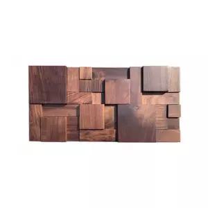 거실아트월 장식 디자인월 시공 인조돌 고밀도 우드 모자이크 벽장식