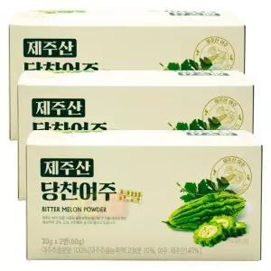 GBMS 제주산 당찬여주 분말 30g X 2병 3통 I