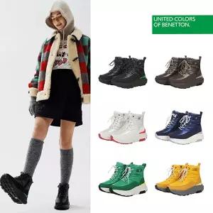 [공식 정품] [BENNETON] 25FW 베네통 웨더기어 슈레이스업 부츠