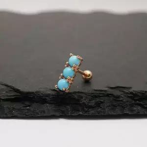 아뮤엘[925Silver] 블루 볼 피어싱 AMANE9166